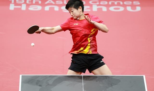 开云体育-孙颖莎樊振东开幕式后首登场 国乒晋级男女团四强